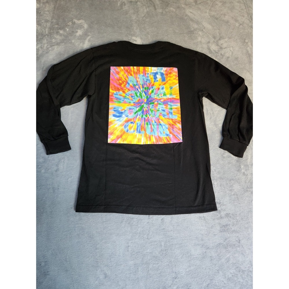 New Anti Social Social Club What A Trip No Vacation Shirt Tshirt Small s Black